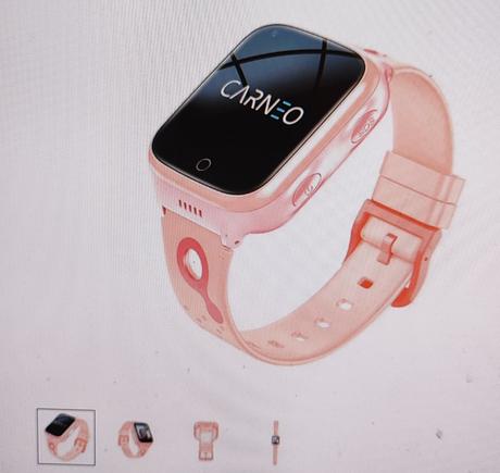 Carneo smart hodinky 4 g platinum ružové, 