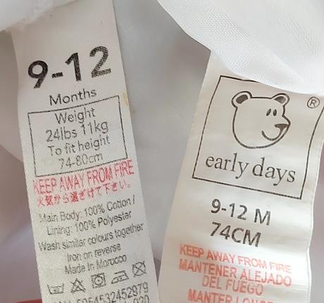 2 x šaty veľ.74, early days,74