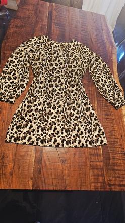 Leopardie tigrie šaty mini, esmara,l