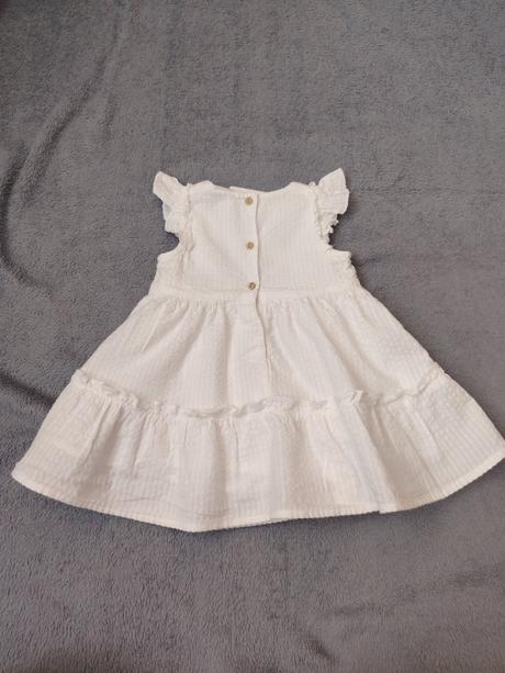 Nové biele šaty lindex s visačkou, lindex,68