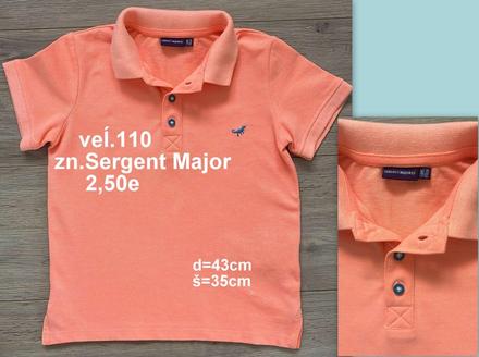 Polo tričko veĺ. 110, zn.sergent major, sergent major,110