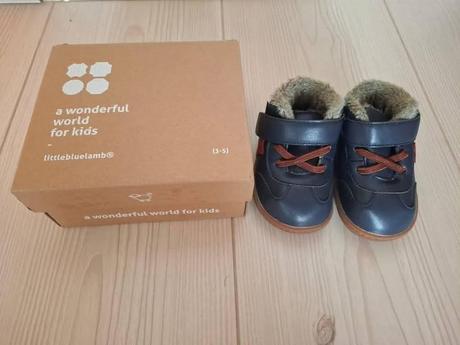 Nove detske zimne barefoot topanky littlebluelamb, little blue lamb,22