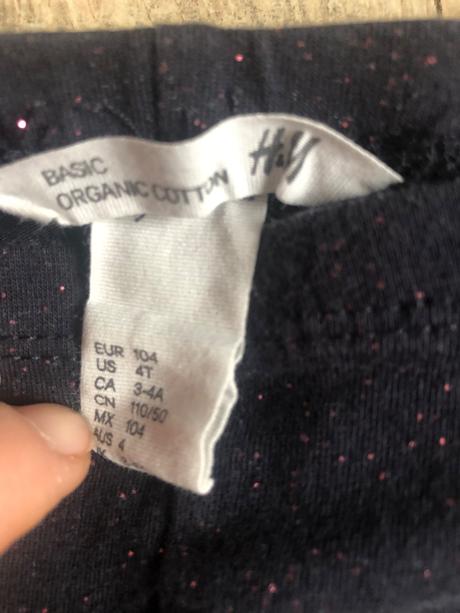 Trblietavé legíny, h&m,104
