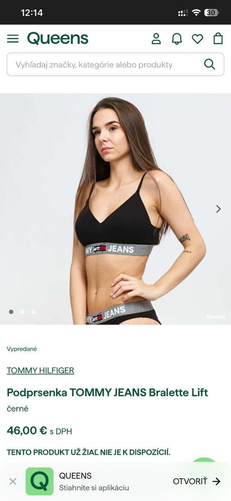 Tommy jeans bralette, tommy hilfiger,s