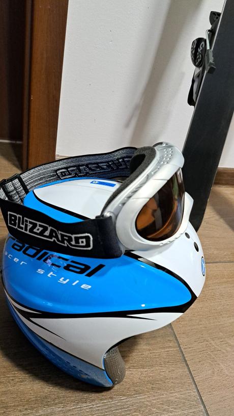 Lyžiarska prilba+okuliare, s