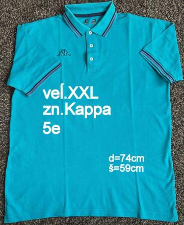 Pánska polokošeĺa veĺ.xxl, zn. kappa, kappa,xxl
