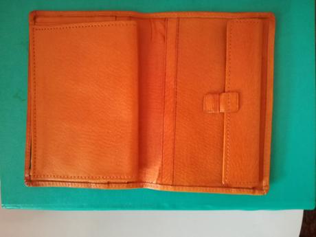 Retro kožená peňaženka,