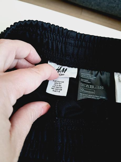Sport teplaky h&m v.122/128, h&m,128