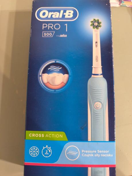 Oral b pro 500 cross action, 