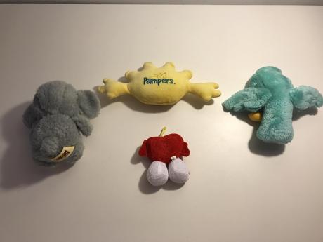 4 plyšáci - cena spolu,