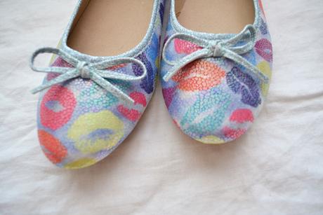Farebne balerinky v 38/38,5, humanic,38