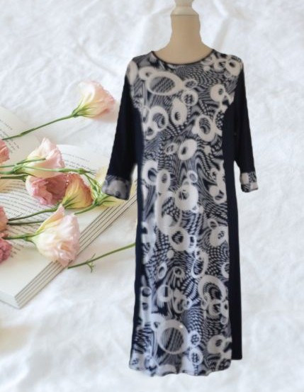 Elastické šaty veľ. l, l