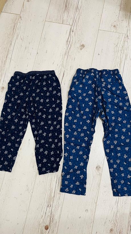 Modré nohavice na leto 116 2ks h&m, h&m,116