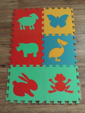 Penove puzzle zvierata, 