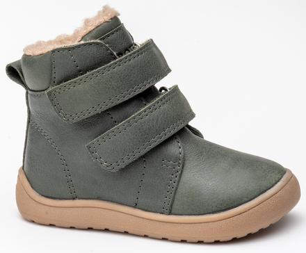 Zimné čižmy daryk khaki s pro-tex - barefoot, protetika,21 - 32