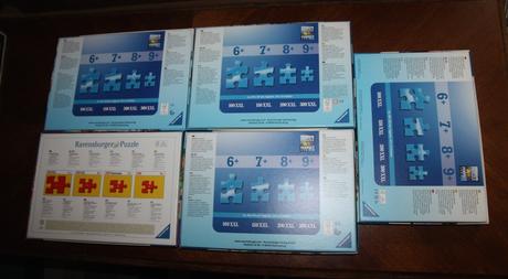 Balik 5 ks puzzle 100xxl pre dievcata, 