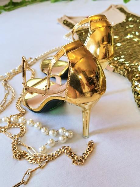 Beisilanni-zlaté sandálky, 37