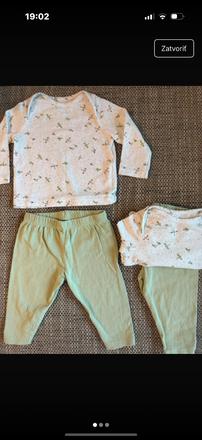 Krásne pyžamká pre dvojičky v.62/68, 68
