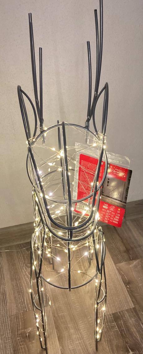 Led svietiaci vianočný sob, 