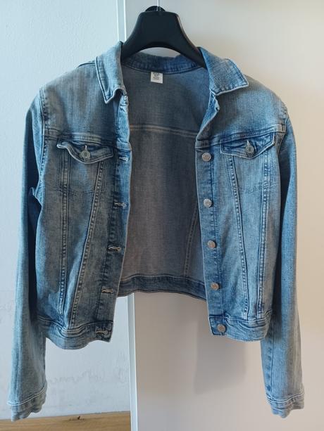Riflová bunda, denim,164