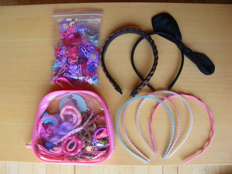 Mix do vlasov - čelenky, gumičky, sponky...,