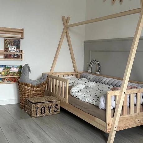 Detská drevená posteľ tipi,rôzne veľkosti,farby, šírka (cm): 100,dĺžka (cm): 190