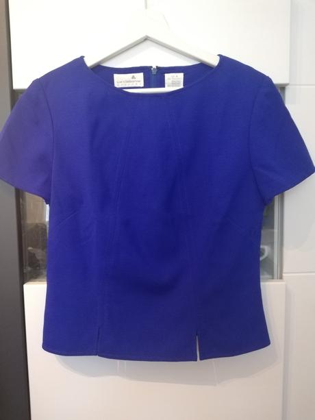 Kráľovsky modrá kratšia blúzka, m