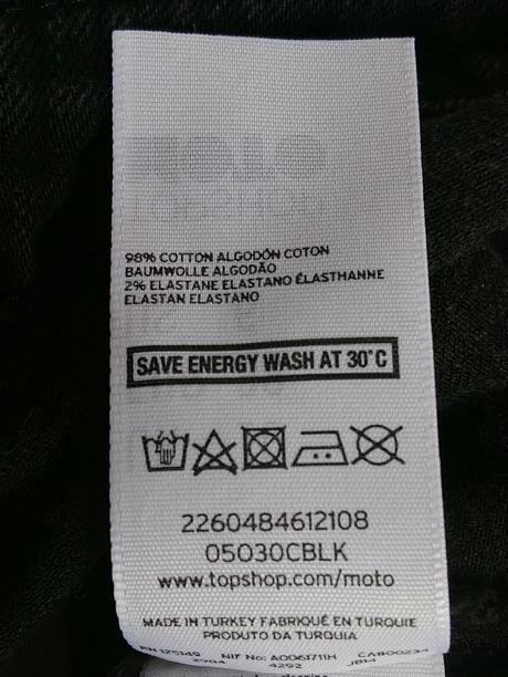 Dámske elastické čierne šortky moto, topshop, topshop,xs