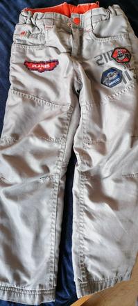 Vyteplene nohavice planes, c&a,110