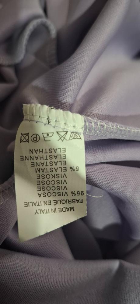 Lila siroke nohavice, l / xl