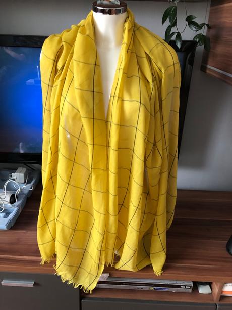 Zlty vacsi šal, orsay,xxl