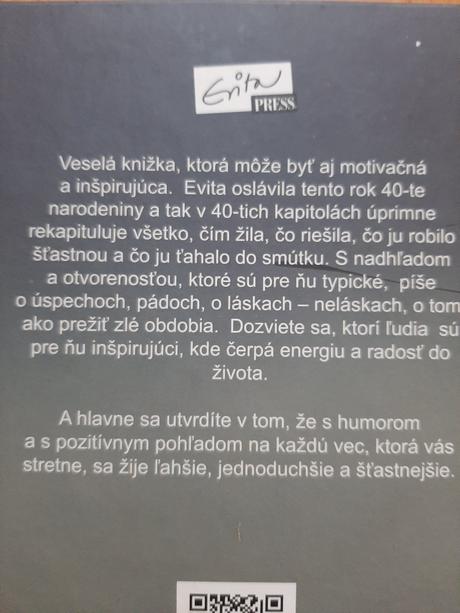 Predám knihu od evity., 