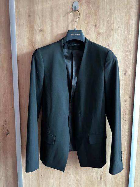 Zara - dámske čierne elegantné sako, zara,34