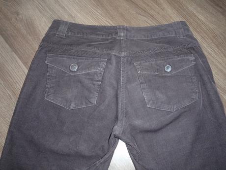 Menčestrové nohavice, h&m,40