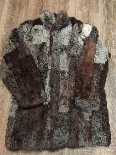 Kabát z pravej kožušiny, xl