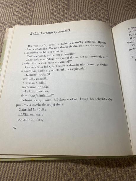 Krásna stará retro rozprávka drevený zámoček 1980,