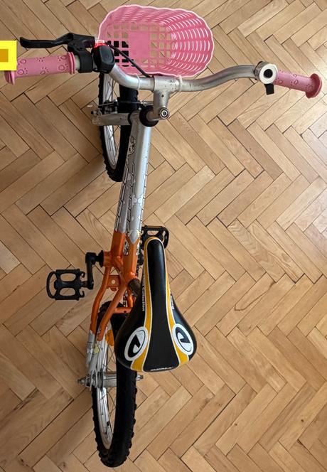 Dievčenský detský bicykel dema drobec 16"za 30, dema,16