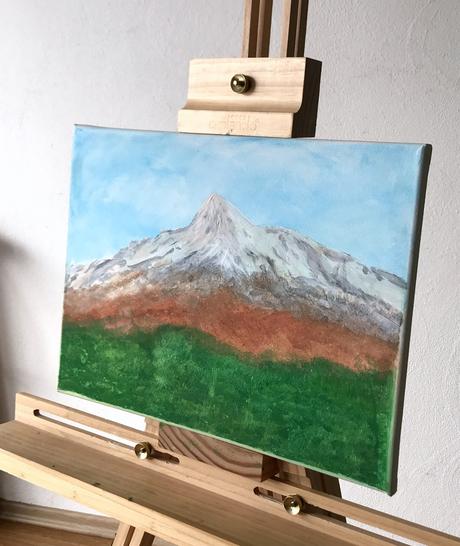 Maľovaný obraz  majestátny kriváň, 