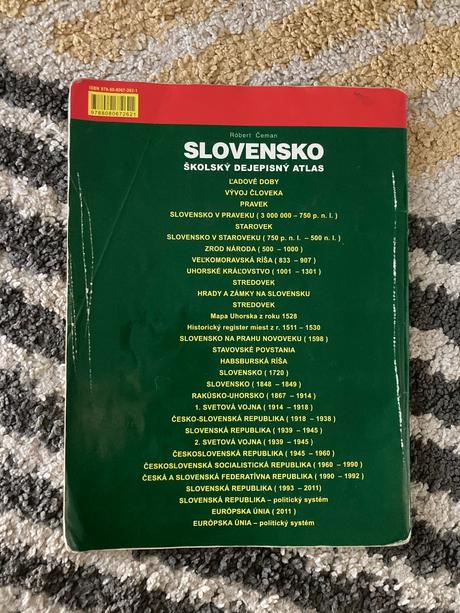 Školský dejepisný atlas slovensko, 