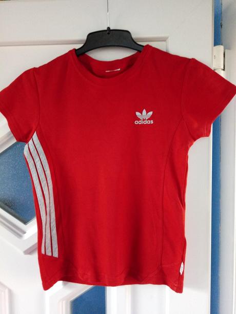 Červene tričko, adidas,s
