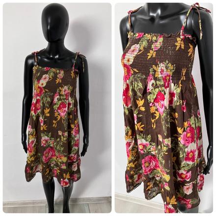 Dámske kvetované šaty na ramienka (s), kappahl,s