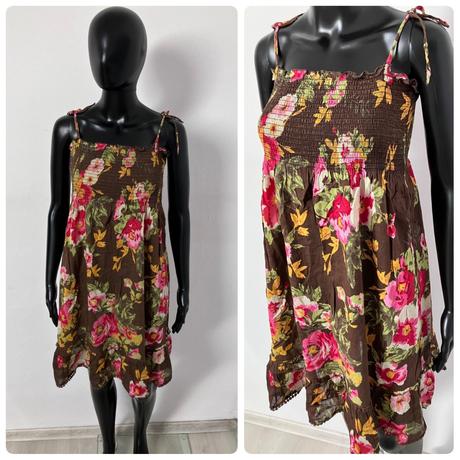 Dámske kvetované šaty na ramienka (s), kappahl,s