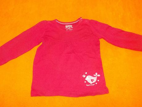 Tmavočervená bavlnená blúzka, lupilu,86