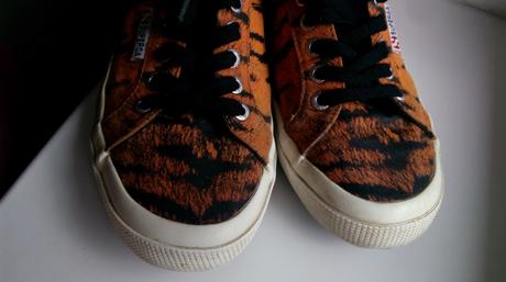 Tenisky superga, vzor tiger, 39