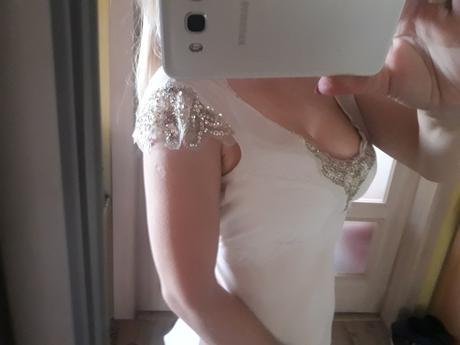 Krémová letná blúzka, veľkosť s, f&f,s