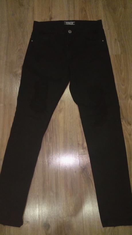 Čierne trendové jeansy, terranova,164