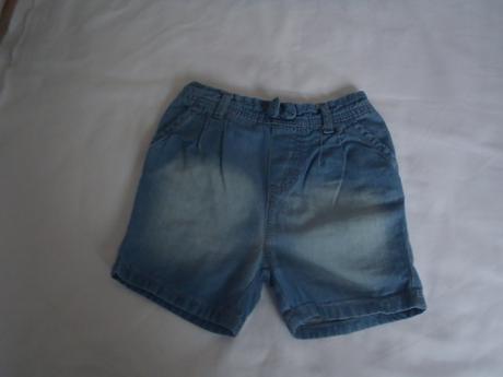Krátke modré nohavice, f&f,74