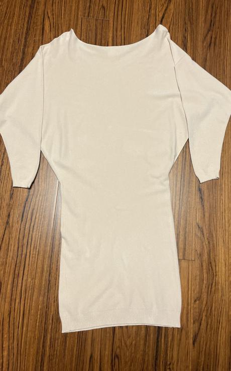 Svetloružové šaty tenký úplet, 