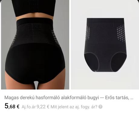 Sťahovacia spodná bielizeň, l