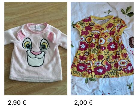 Balík oblečenia pre dievča 98, 86–98